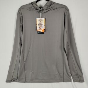 KastKing Mystic Mountain Hoodie UPF 50 Fishing Hiking Shirt Gray Size Small NWT